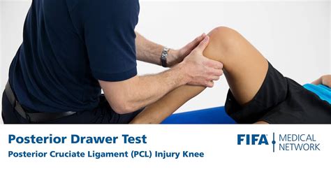 test for pcl tear|positive posterior drawer test.